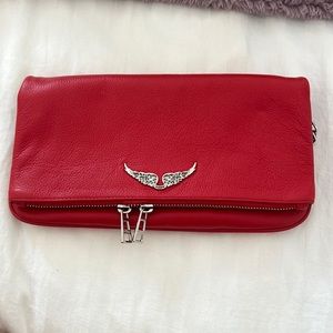 Red zadig and Voltaire bag